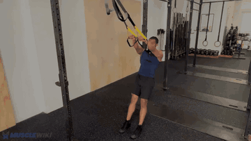TRX I字上举