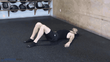 单腿离心臀桥