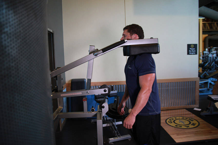 腓肠肌机器耸肩