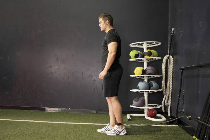 弹力带髋部屈曲