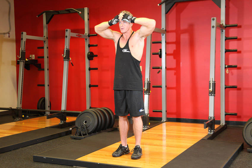 等距颈部训练 - 前后