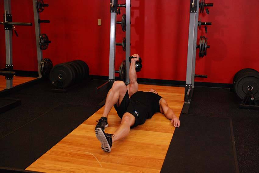 壶铃土耳其起立（弓步式）