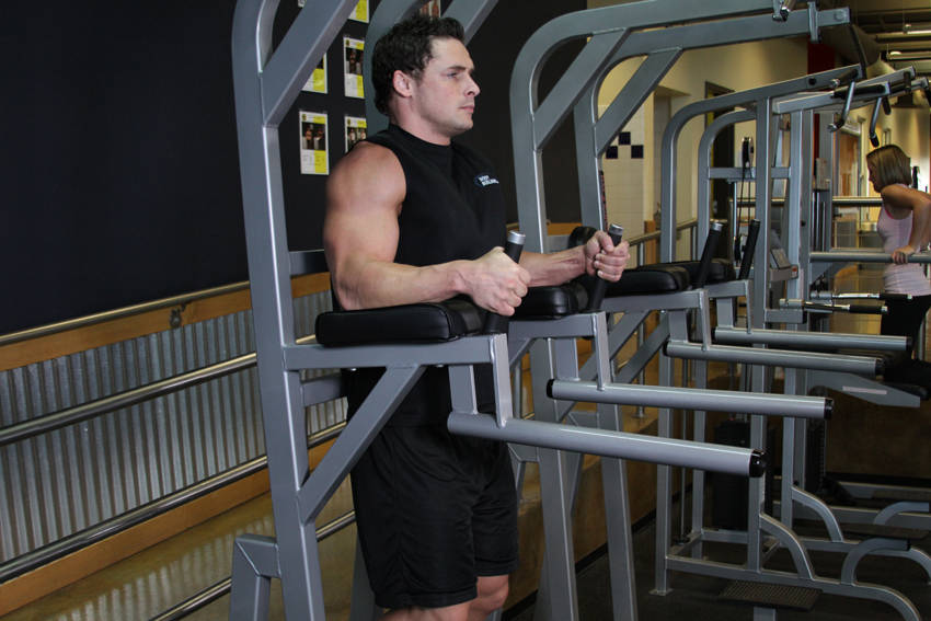 双杠膝盖/髋部提升