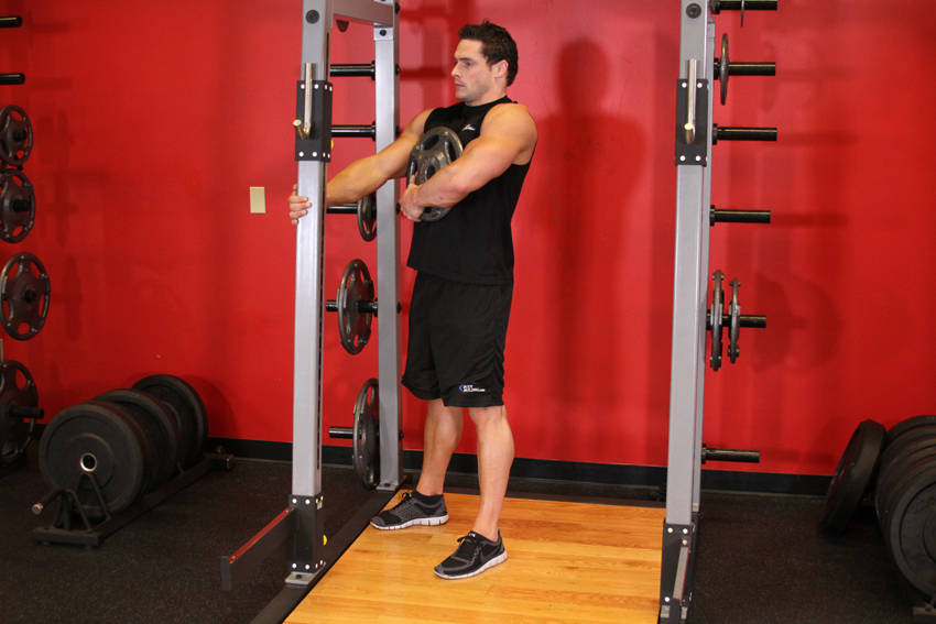 负重娘娘腿深蹲